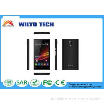 WZ450 Mobile Phones With 4.5 Inch Screen 4g MT6582 5MP Dual